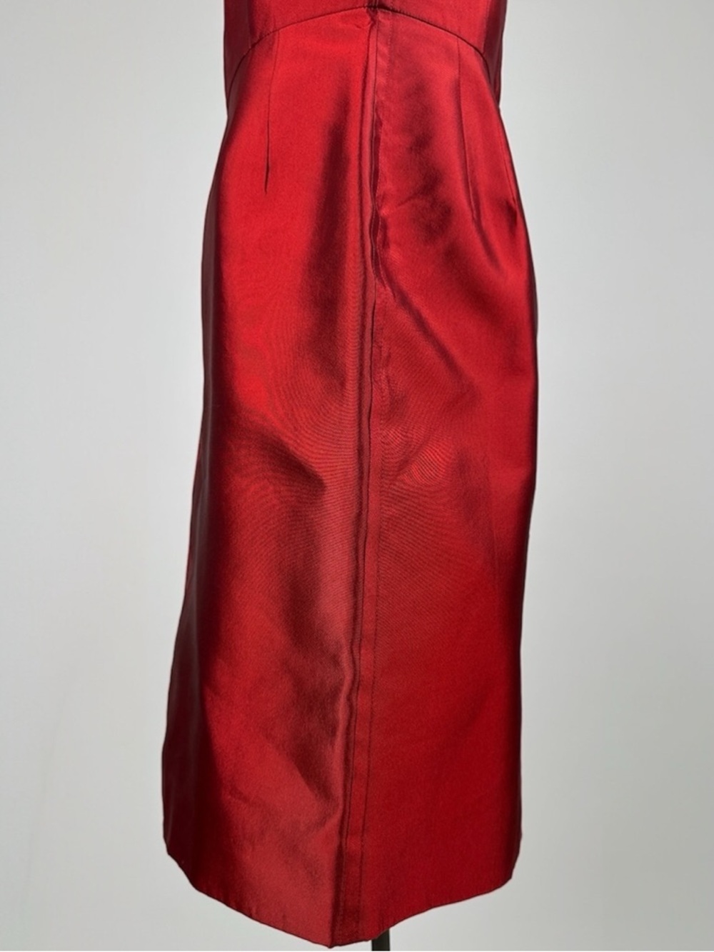 Dolce & Gabbana Red Silk Taffeta Cocktail Dress - Picture 6 of 10
